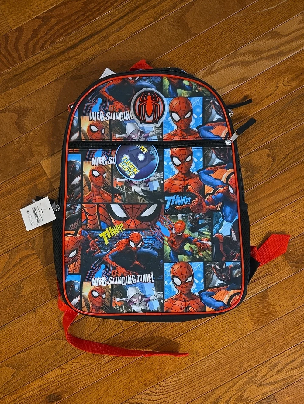 NWT Marvel Spider-Man Printed Kids Backpack